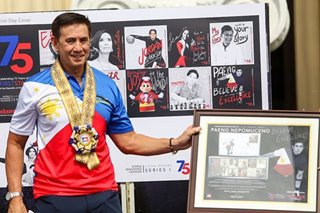 Paeng Nepomuceno honored with commemorative stamp