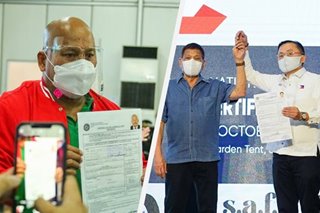 Duterte tatakbong VP, Go bilang pangulo, Bato aatras