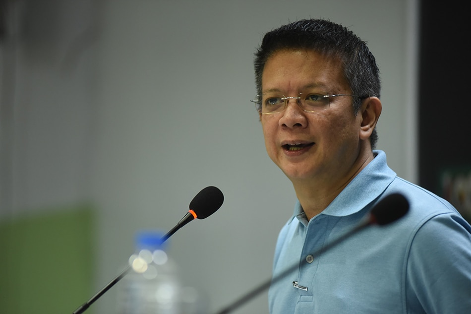 Outgoing senator Francis “Chiz” Escudero talks to the media during a “Kapihan” session at the Philippine Senate in Pasay City on June 06, 2019. George Calvelo, ABS-CBN News/File
