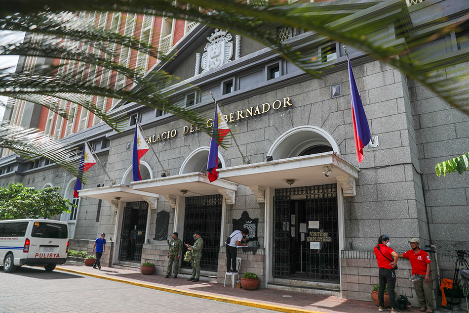 The Palacio Del Gobernador headquarters to the Commission on Elections in Intramuros Manila on Nov. 11, 2021. Jonathan Cellona, ABS-CBN News