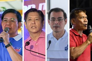 Marcos tops SWS poll for president; rivals unbothered