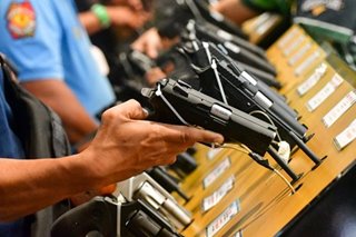 PNP confiscates 201 firearms in 2022