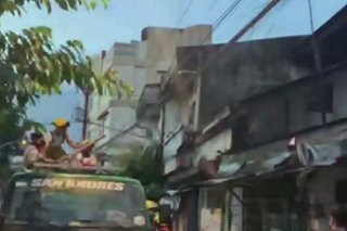 Ilang apartment units sa Cainta nasunog