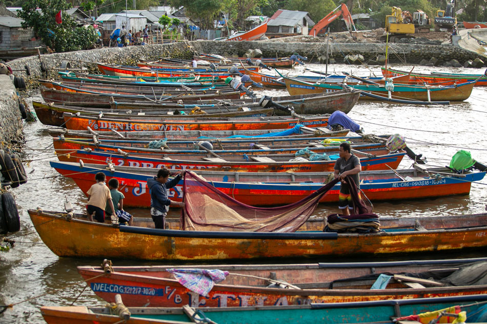 In Cagayan province: The water turns dark where the river meets the sea 15