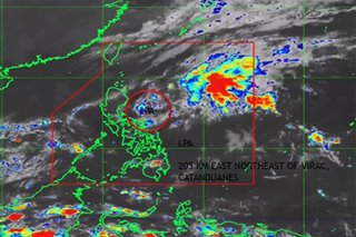 PAGASA monitoring LPA off Catanduanes