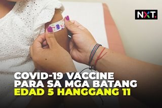 COVID-19 vaccine para sa mga batang edad 5 hanggang 11 