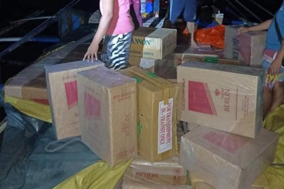 Navy Seizes Smuggled Cigarettes In Sulu | ABS-CBN News