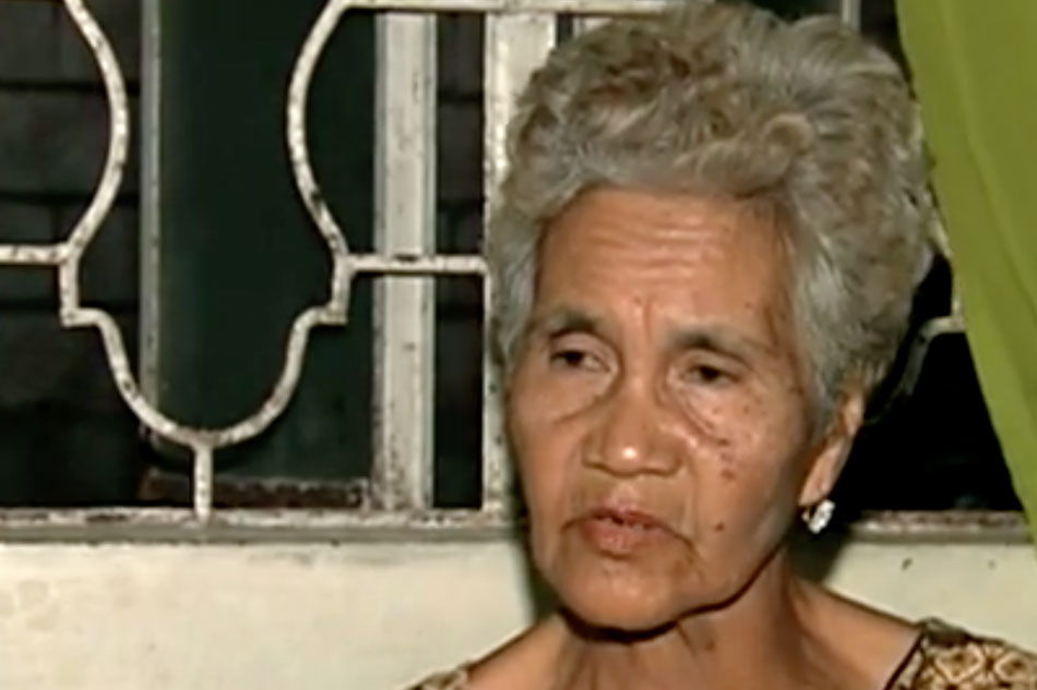 Isabelita Vinuya, president of Malaya Lolas, a group of Filipino comfort women, speaks to ABS-CBN News in an interview in 2015. Screencrab from ABS-CBN News File