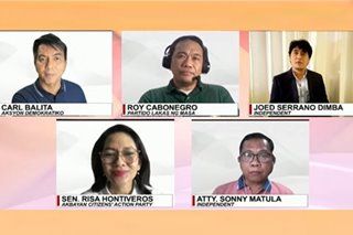 Mga isyu sa West PH sea, political dynasty tinalakay ng Senate bets