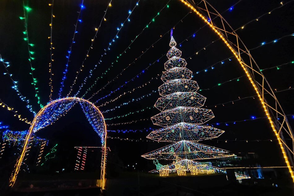 Pinakamataas umanong Christmas tree sa bansa pinailawan sa Davao del Norte 2