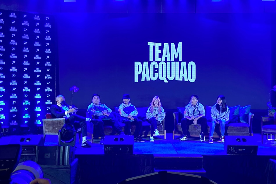 Team Pacquiao launches esports organization Team Pacquiao GG, which plans to develop professional gamers, make content and producing events and competitions, and do charity work. Anjo Bagaoisan, ABS-CBN News