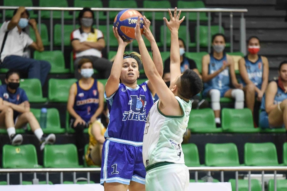 Sam Harada of Uratex Tibay starred in Day 1 of the WNBL 3x3 competition. Photo courtesy of NBL-Pilipinas