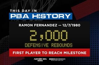 This Day in PBA History: Another feat by ‘El Presidente’