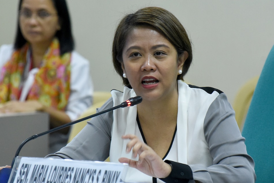 Senator Nancy Binay attends a hearing at the Philippine Senate on November 25, 2019. Angie De Silva, ABS-CBN News