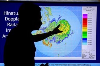 Doppler radar image shows Typhoon Odette over PH