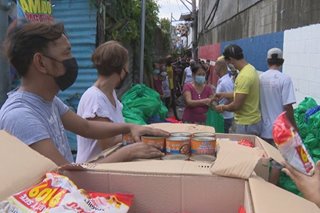 Community pantry sa Sampaloc inalalayan ng ABS-CBN Foundation