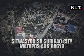 Sitwasyon sa Surigao City matapos ang bagyo