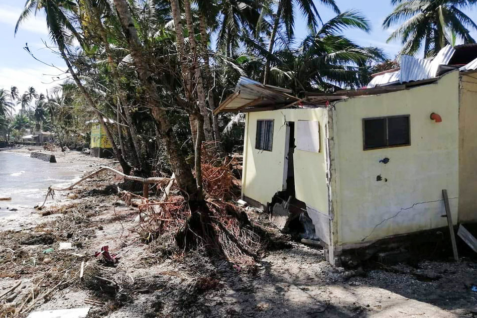 The aftermath of Typhoon Odette in Silago, Southern Leyte on Dec. 18, 2021 after the typhoon wreaked havoc in parts of the Philippines. Photo courtesy of Alfie Cruz Almine