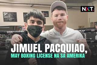 Jimuel Pacquiao, may boxing license na sa Amerika 