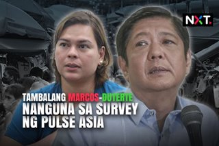 Tambalang Marcos-Duterte, nanguna sa survey 