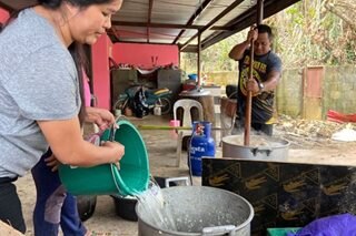 Mga community kitchen itinayo sa Dinagat Islands