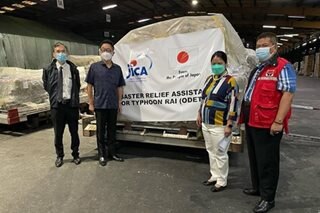 PH receives relief aid for ‘Odette’ victims from Japan
