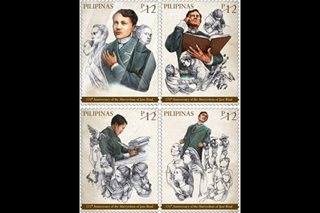 LOOK: PHLPost issues new Jose Rizal postage stamps