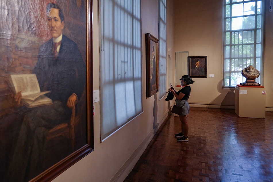 People visit the National Museum of Fine Arts in Manila on June 19, 2021. The National Museum Complex in Rizal Park in Manila welcomed visitors in time for the 160th birth anniversary of Jose Rizal. George Calvelo, ABS-CBN News/file