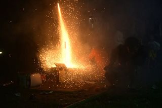 4 pang kaso ng fireworks-related injury naitala sa bisperas ng Bagong Taon