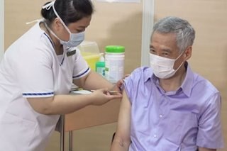 Singapore PM receives first dose of COVID-19 vaccine