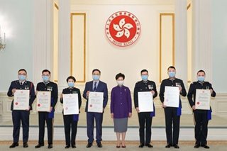 National Security Law: Hong Kong leader honors police top brass sanctioned by US