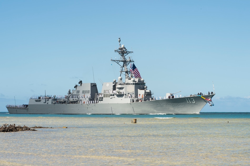 US warship transits Taiwan Strait after admiral&#39;s China invasion warning 1