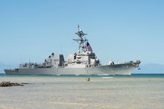 US warship transits Taiwan Strait after admiral's China invasion warning