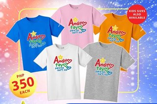‘Andito Tayo Para Sa Isa’t Isa’ merchandise is here