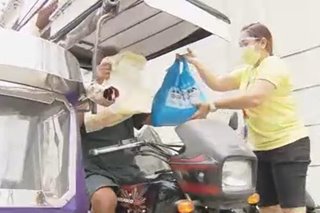 Mga tsuper sa barangay sa QC hinatiran ng tulong