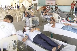 Blood donation drive sa Balayan, Batangas inalalayan