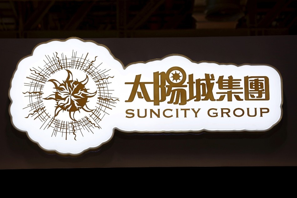 A logo of Macau junket operator Suncity Group is seen at a gaming fair in Macau, China November 18, 2015. Bobby Yip, Reuters/File