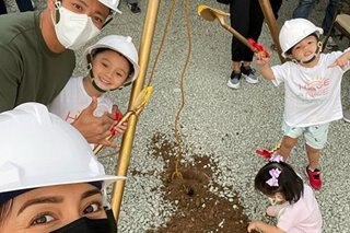 LOOK: Iya, Drew to start building new family home