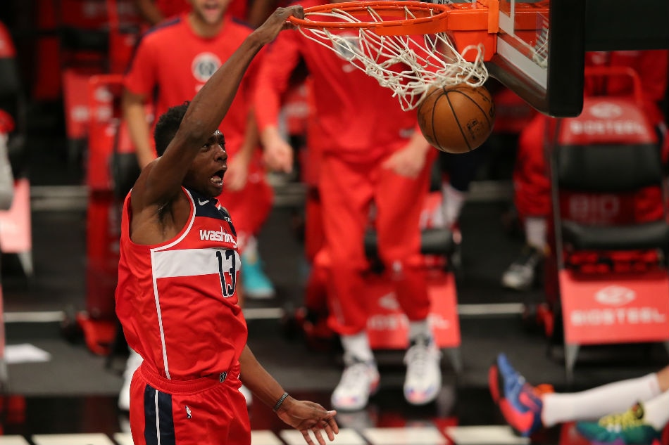 NBA: Bryant&#39;s dunk sinks Nets, caps Wizards&#39; rally 1