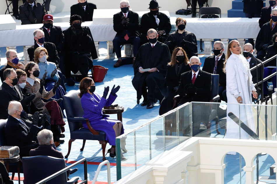 SLIDESHOW: Joe Biden and Kamala Harris take oath in subdued inauguration 4