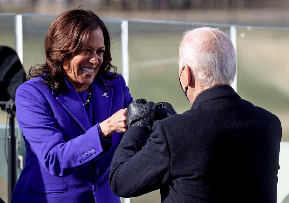 SLIDESHOW: Joe Biden and Kamala Harris take oath in subdued inauguration 6