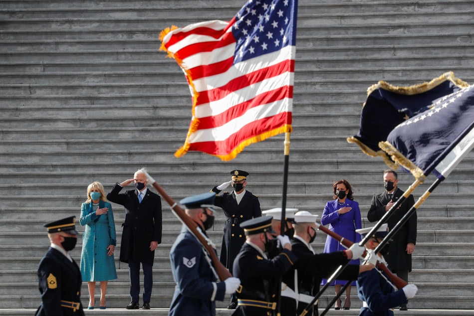 SLIDESHOW: Joe Biden and Kamala Harris take oath in subdued inauguration 10