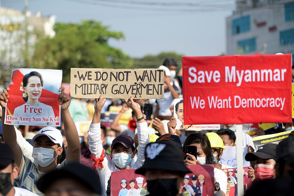 Smaller Protests In Myanmar As Junta Deploys More Troops, Armored ...