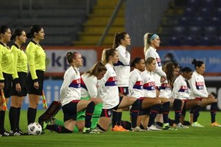 Football: U.S. women's team 'past the protesting phase' of anthem debate
