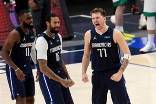 NBA: Mavericks pull out last-second win over Celtics