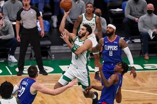 NBA: Celtics hold off Clippers for 3rd straight win