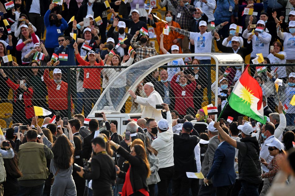 Pope Francis visits Iraqi Kurdish autonomous region