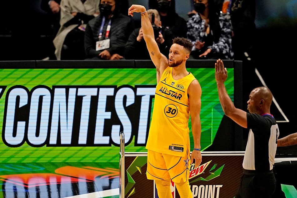 NBA Stephen Curry wins 3point title, Domantas Sabonis shows skills