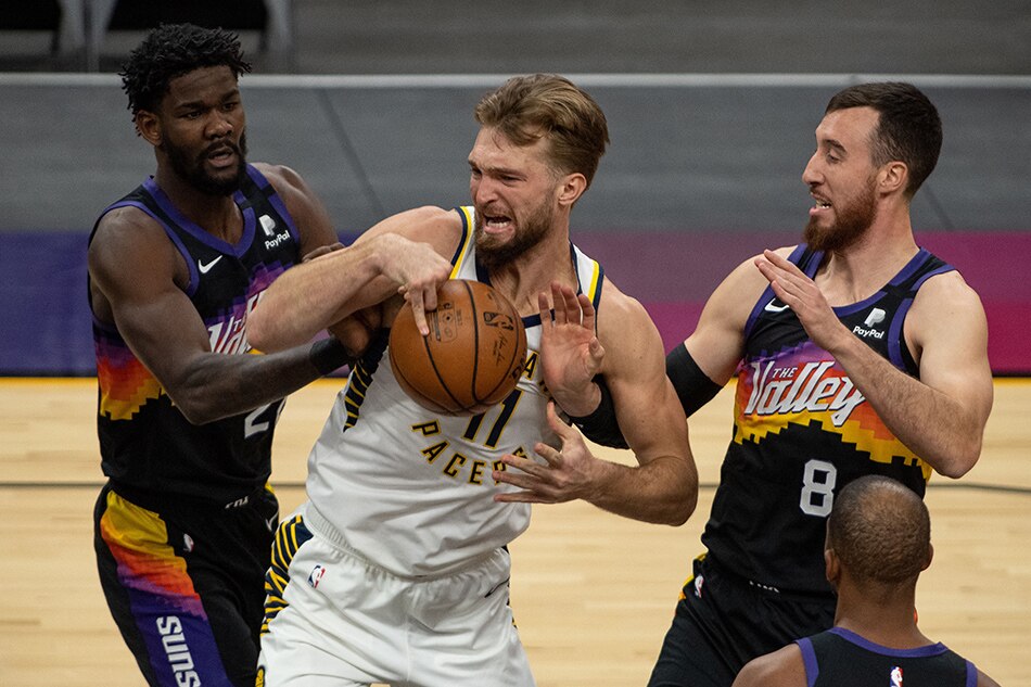 NBA - A 24-point, 21-rebound double-double from Sabonis