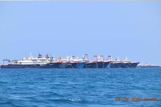 Palace shrugs off Chinese maritime militia ships near Julian Felipe Reef